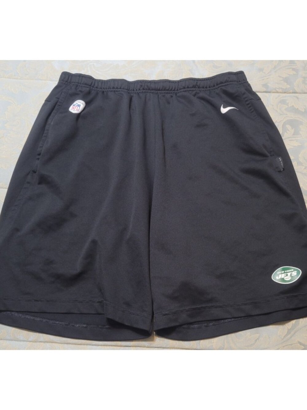 NY Jets Nike NFL On Field Dri-Fit Equipment Training Shorts Men's Large Black